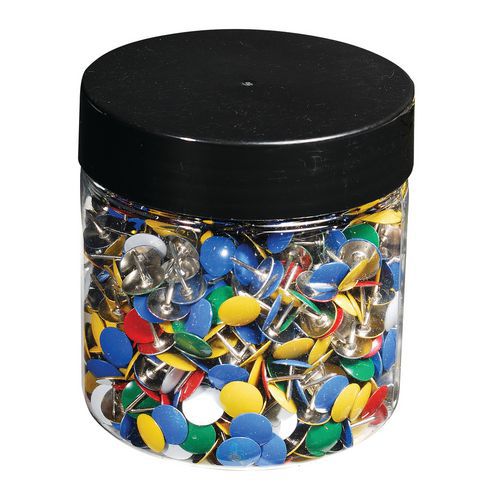 Set 1000 Punaises Laiton Hauteur De Pointe 9mm Assorties