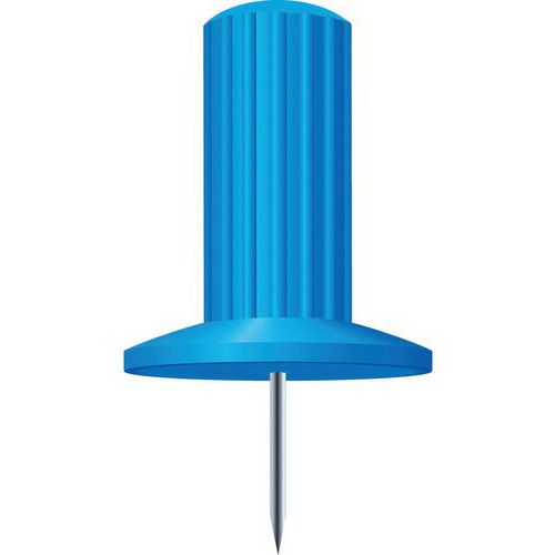 Boîte De 25 Épingles Papic Hauteur De Pointe 7mm Bleu Clair