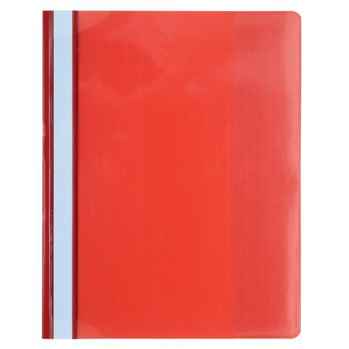 Chemise De Présentation à Lamelles Pvc Premium - A4 Rouge