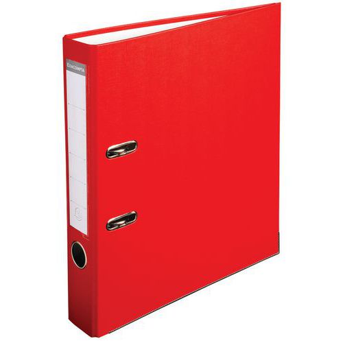 Classeur à Levier Polypropylène Dos De 50mm A4 Rouge