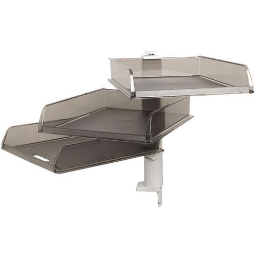 Colonne Pivotante 3 Corbeilles B4 Classic Gris /gris