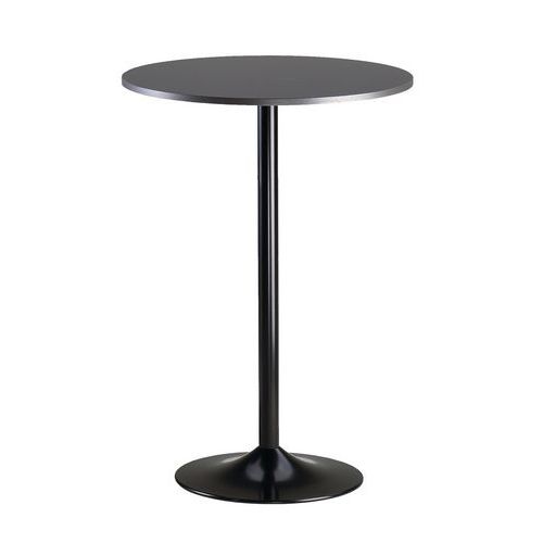 Table Haute Pied Central H Ht:110 Cm Piétmat:acier