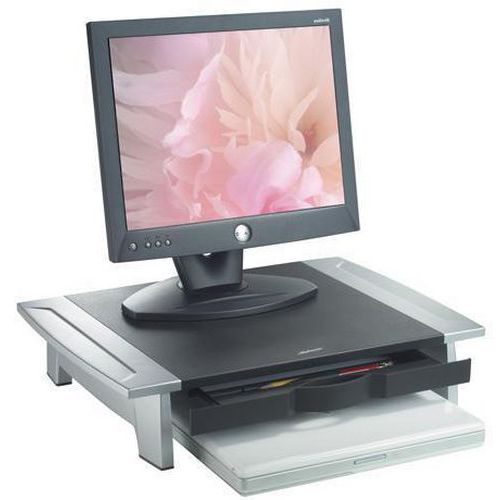 Fellowes - Rehausseur d'écran standard - 100 mm hauteur - 500 mm largeur - Emballage recyclable