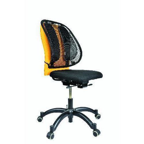 Fellowes - Support dorsal en maille noir - Ergonomique et respirant - Pour siège de voiture et bureau