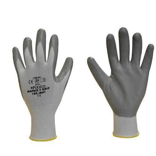 12 Paires De Gants De Manutention Légers Adhérence Matrice F Taille 7