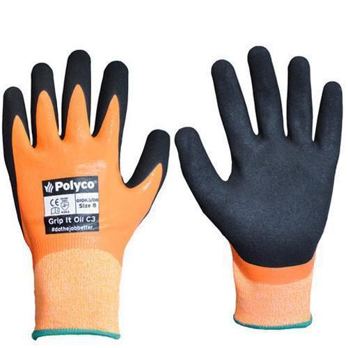 Paire De Gants Anticoupure Anti-coupures Grip It Oil C3 Taille 7
