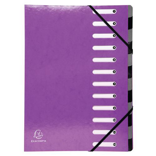 Trieur Harmonika Iderama 12 Compartiments Violet