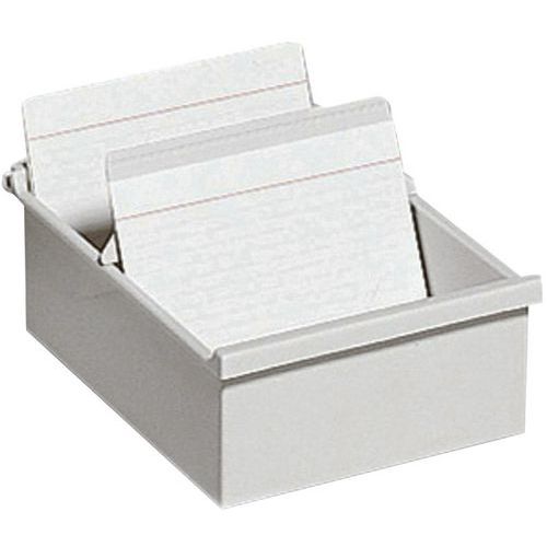 Bac k Pour 500 Fiches A6 Classic Gris Lumière