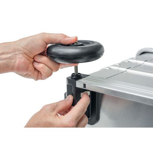 Roue 125 Mm Pour Caisse à Roulettes K424 Xc - 20l & 60l