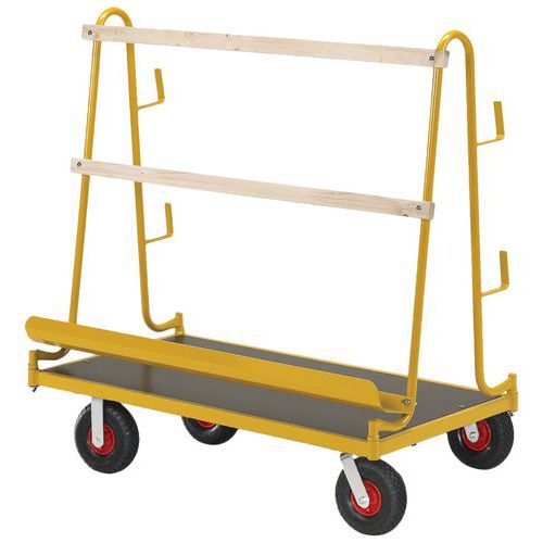 Chariot Porte Tube Shbt Roue Pneumatique