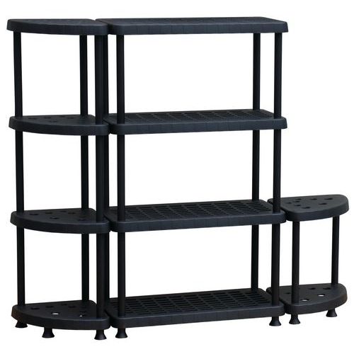 Ensemble Rayonnage Léger Plastique 1360x1600x392mm