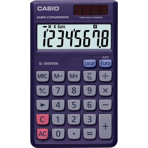 Calculatrice De Poche Casio Sl-300vera - 8 Chiffres