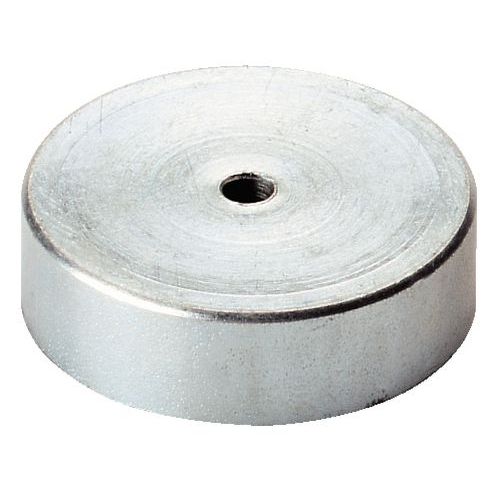 Aimant Alnico 25.4x16mm - Haute Température 500°C Trou Central 5mm Force 3.2kg Revêtu Époxy