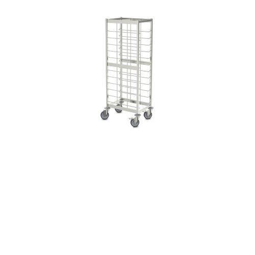 Hupfer - Chariot de débarrassage TAWEDEL - Inox Gris - Hauteur 178.7 cm - Ergonomique et Éco-responsable