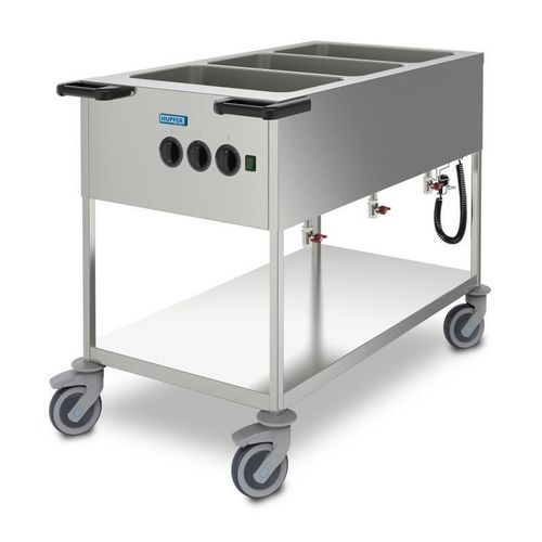 Chariot Bain-marie Chauffant Spa/eb 678x1256x900mm