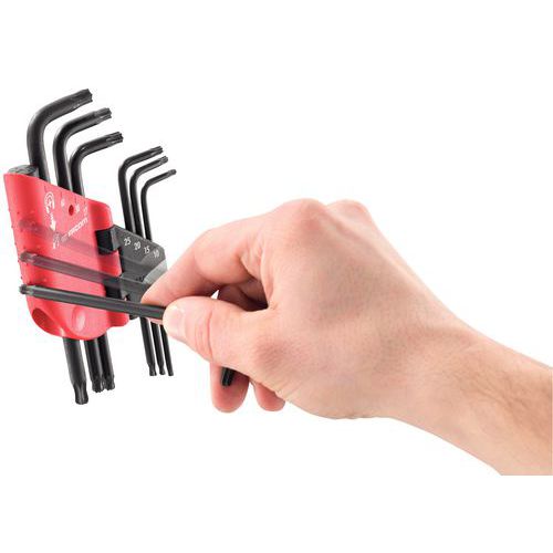 Jeu de 7 clès Tamper Torx
