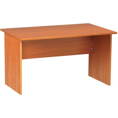 Bureau droit Solo - Piètement panneau Bureau droit Solo - Piètement panneau