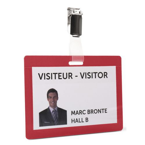 Badge Plastifiable à Froid Rouge - Djois By Tarifold