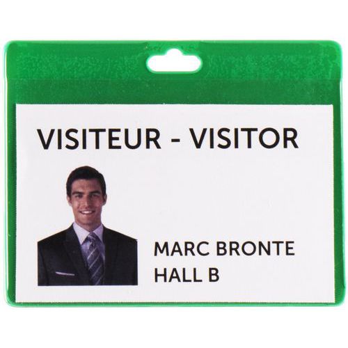 Porte Badge Souple Vert - Djois By Tarifold