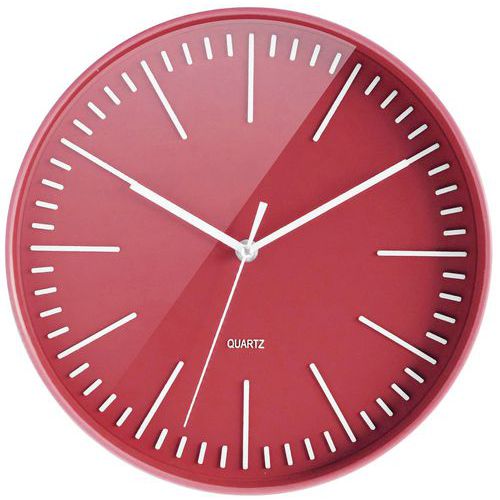 Horloge Atoll Brique ⌀30cm