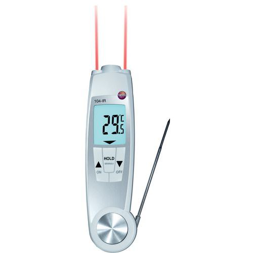 Thermomètre infrarouge 2 en 1 Testo 104 IR Thermomètre infrarouge 2 en 1 Testo 104 IR