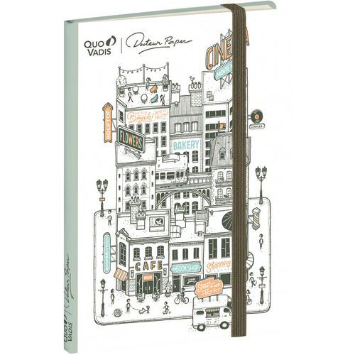 A918793 Carnet De Note Avec Ã‰lastique 21 Ligné Docteur Paper