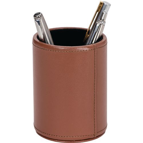 A918813 Pot à Crayons Satiné De 10x7 Cm Marron