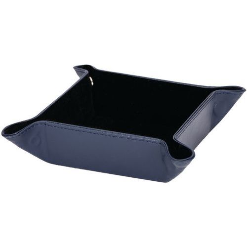 A918840 Vide Poche Satiné De 125x125x45cm Marine