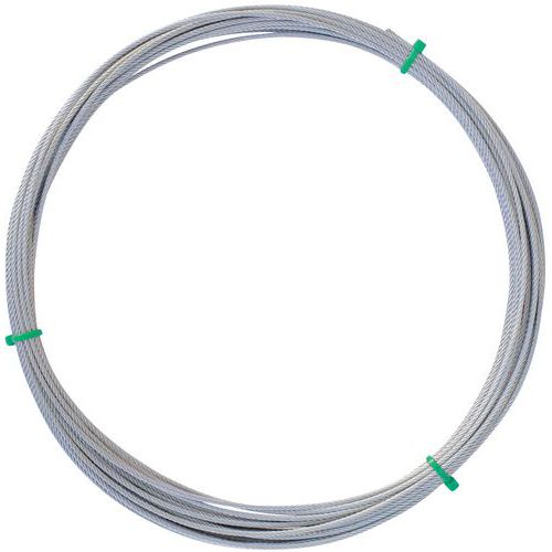 Rouleau 12m Cable Acier Inox Diametre 1mm
