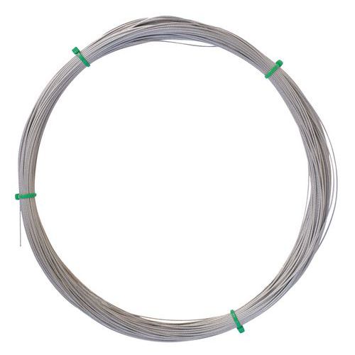 Rouleau 50m Cable Acier Inox Diametre 1mm