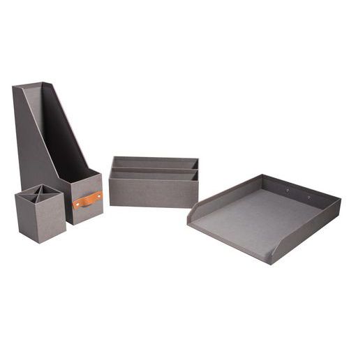 Ensemble D'accessoires De Bureau Reborn 4 Pièces Gris - Sign