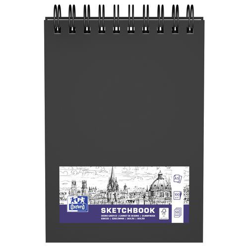 Sketchbook Oxford Art Integral A5 100p 100g Noir