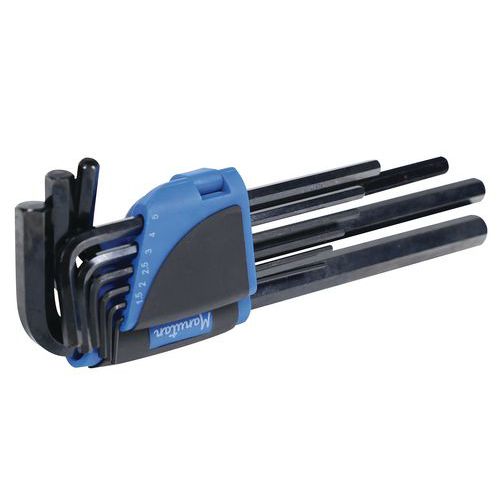 Ratelier De 9 Clés Mâles Longues 6 Pans - Manutan