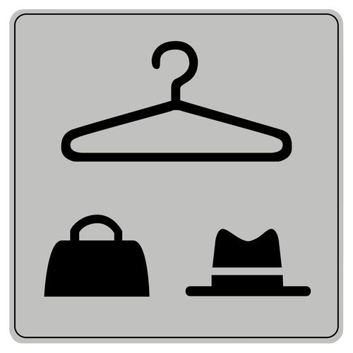Pictogramme Iso 7001 Symbole Vestiaire 200x2 00 Mm