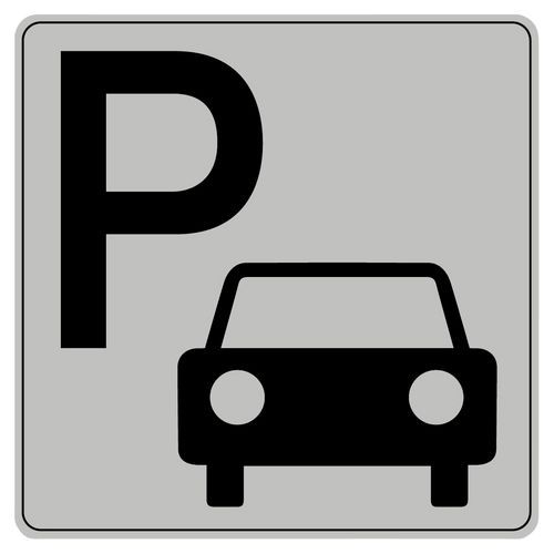 Pictogramme Iso 7001 Symbole Parking 200x200 Mm