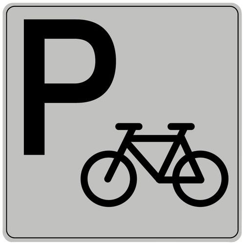 Pictogramme Iso 7001 Symbole Parking A Velos 200x200 Mm