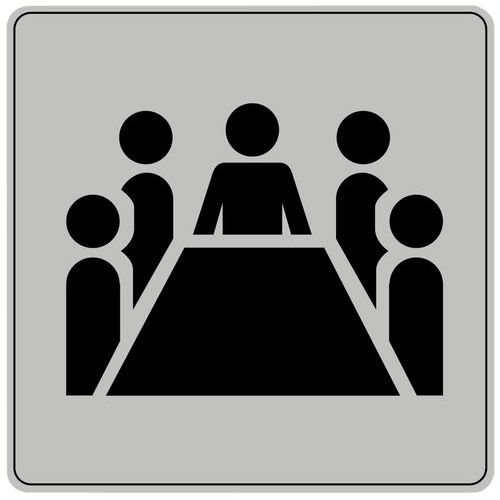 Pictogramme Iso 7001 Symbole Salle De Confer Ence 90x90 Mm