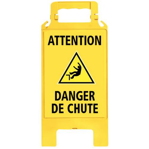 Chevalet Signalisation Danger De Chute Colori S Noir/jaune