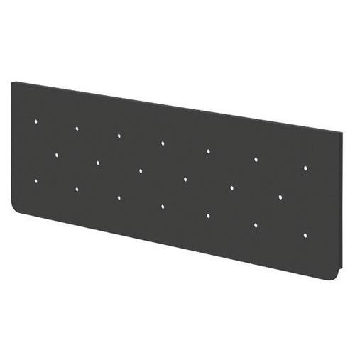 Quadrifoglio - Voile de fond Pure - Gris Foncé Anthracite - 109cm - Mélaminé Classique