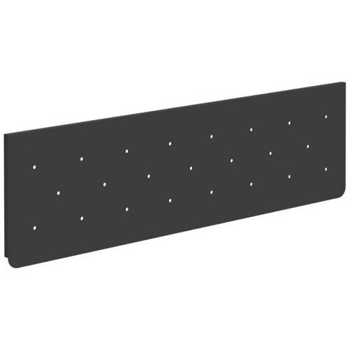 Voile De Fond Gris Foncé - Pure - Longueur 129cm