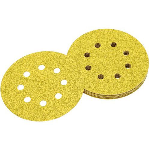 Disque Abrasif Velcro Grain 120 Ø125mm Pour Ponceuse Dwe6423-qs