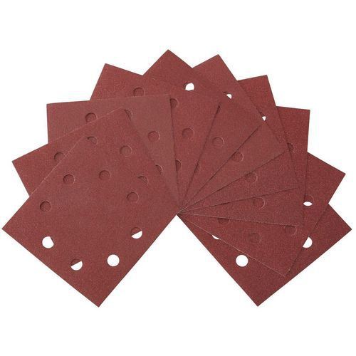 Feuille Abrasive Grain 40 115x115mm Pour Ponceuses Vibrantes