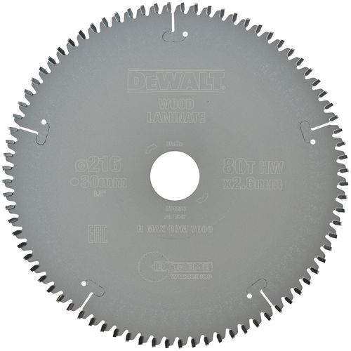 Lame Scie Circulaire Stationnaire Extreme Workshop Ã˜216x30mm Pour Bois Placages Stratifiés Aluminiu