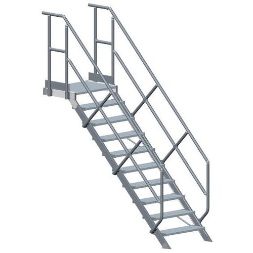 Esc. Ptf Et Main Cour. 45Â° H. 3100mm L. Mar. 800mm_05903115