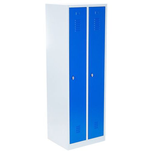 Vest Ind Propre 2cases/socle Gr /bl+serrure Cle