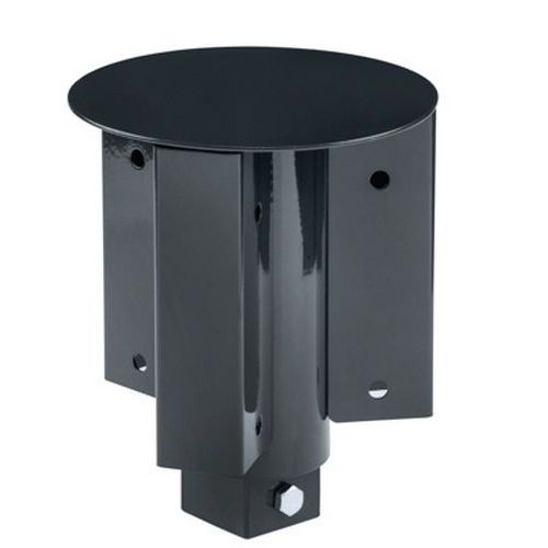 Adaptateur 3 Support-sacs Sur Poteau Tondo - Acier - Gris