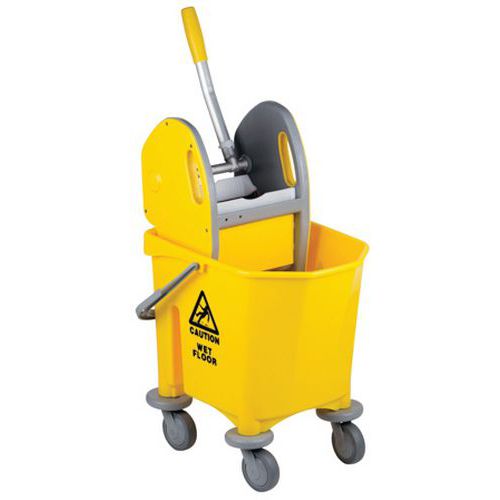 Chariot De Nettoyage 1 Seaux Presse - Polypropylène - 25 L