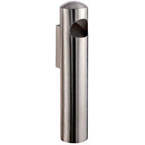 Medial - Cendrier Mural Inox 5L Gris Birkin - Capacité 5L - Résistant Extérieur