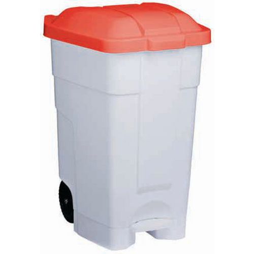 Conteneur Mobile à Pédale Contibasic - 70 L - Rouge