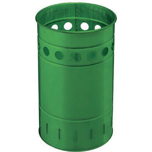 Corbeille Acier Galvanisé 35 L - Vert